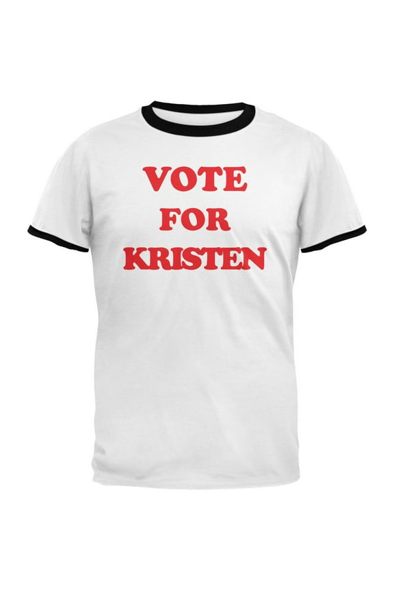Election 2020 Vote for Pedro Kristen Gillibrand Mens Ringer T Shirt White-Black MD