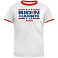thumbnail image 1 of Election 2024 Biden Harris 2024 Triple Stars Mens Ringer T Shirt, 1 of 5