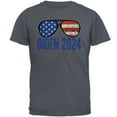 thumbnail image 1 of Election 2024 Biden USA Patriotic Aviator Glasses Mens T Shirt, 1 of 5