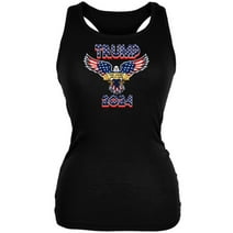 Election 2024 Donald Trump Patriotic Eagle Banner Juniors Tank Top
