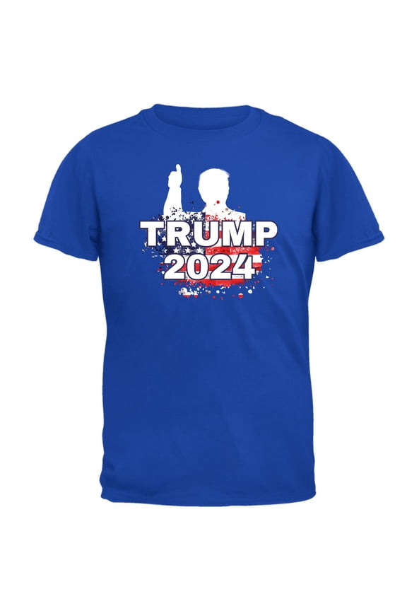 Election 2024 Donald Trump Thumbs Up Patriotic Pose Mens T Shirt