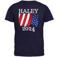 thumbnail image 1 of Election 2024 Haley 2024 Paint Stroke American Flag Mens T Shirt, 1 of 5