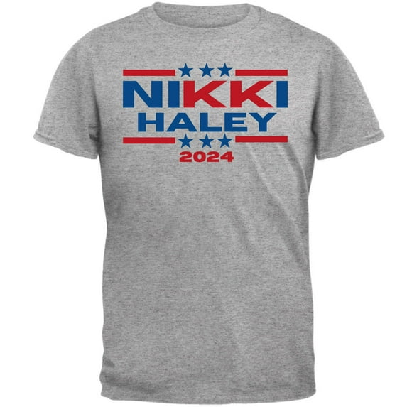 Election 2024 Nikki Haley 2024 Triple Stars Mens T Shirt