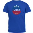 thumbnail image 1 of Election 2024 Nikki Haley Patriotic Vintage Sunset 2024 Mens T Shirt, 1 of 5