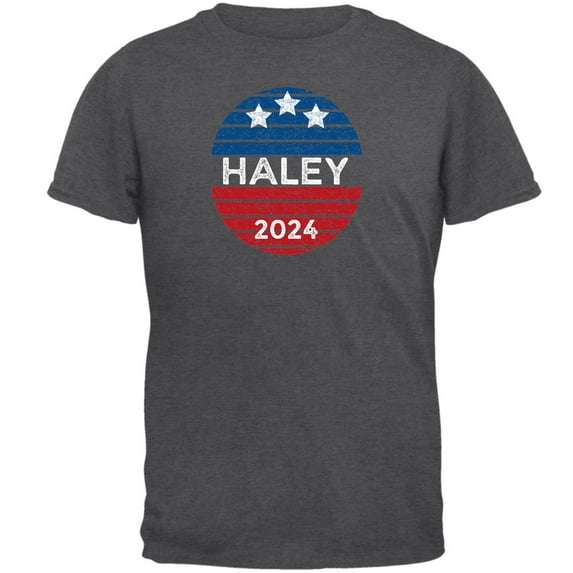Election 2024 Nikki Haley Patriotic Vintage Sunset 2024 Mens T Shirt