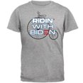 thumbnail image 1 of Election 2024 Ridin With Biden Vintage Bike Mens T Shirt, 1 of 5
