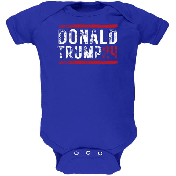 Election 2024 Trump 24 Stencil Art Baby One Piece