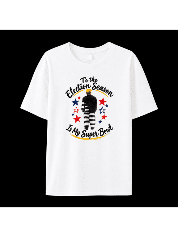 Election Season Is My Super Bowl Funny Political T Shirt, Patriotic Voting Humor Graphic Tee, Election Day Shirt