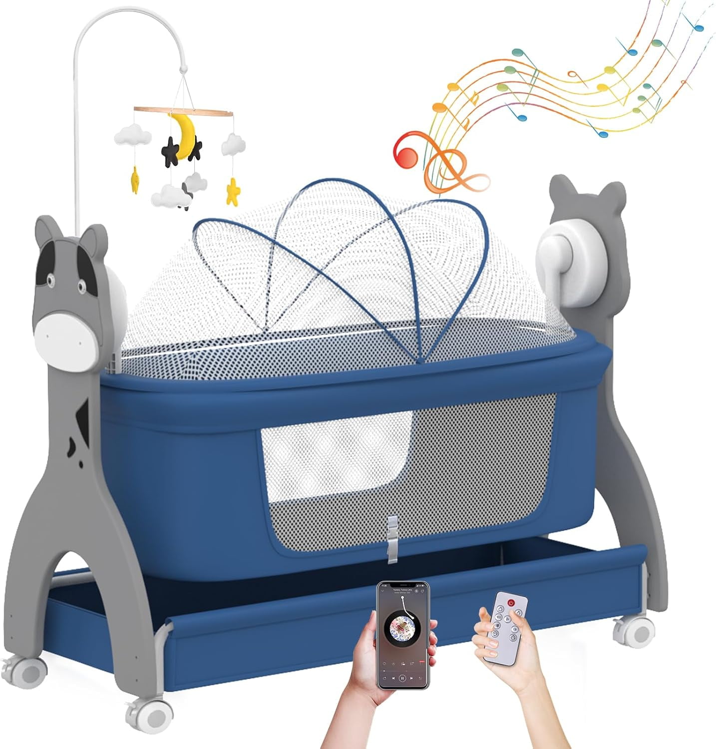 Portable Electric Bluetooth Baby Swing Cradle Bassinet Rocking Crib Infant Bed 7f202ab0 A985 4306 87ba 73cd09b004a8.cf5874879fc3d87d4f820aa9f1f18806