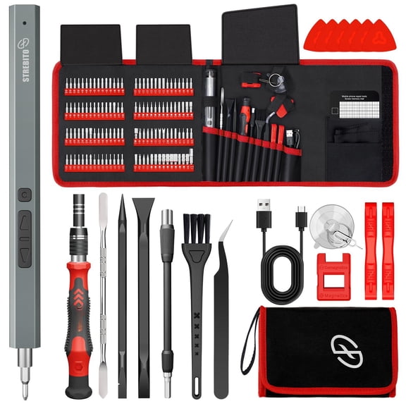 Electric 144-in-1 Precision Set 120 Magnetic Bits Organized Storage And Portability Small Tool Kit For Electronics Pc Computer Laptop