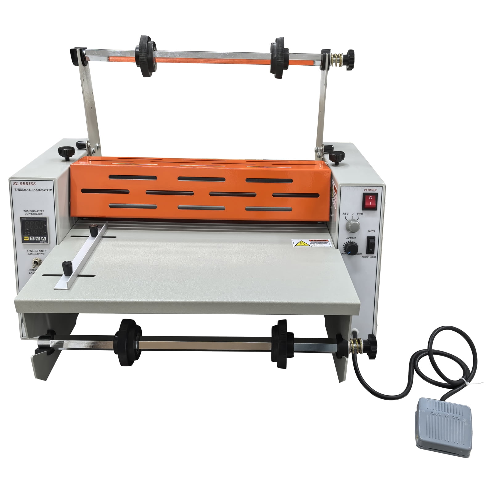Electric 16"/420mm Steel Roller Thermal Cold Laminator Laminating Machine