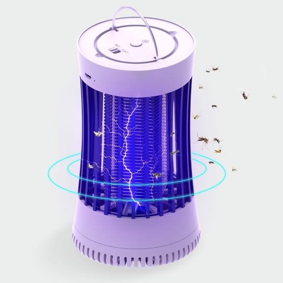 Electric 2-In-1 Suction-Type Mosquito Killer Fan With Dual-Kill Shock & Suction Mechanism - Quiet Suction Fan For Indoor Mosquito Control - For Bedroom Living Room Patio Outdoor