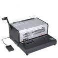 thumbnail image 1 of Electric 21-hole Apron Binding Machine 10-hole Clip Strip Binding Machine Punching Machine Contract Text Binding EB-30 ,Easy to Use, 1 of 5