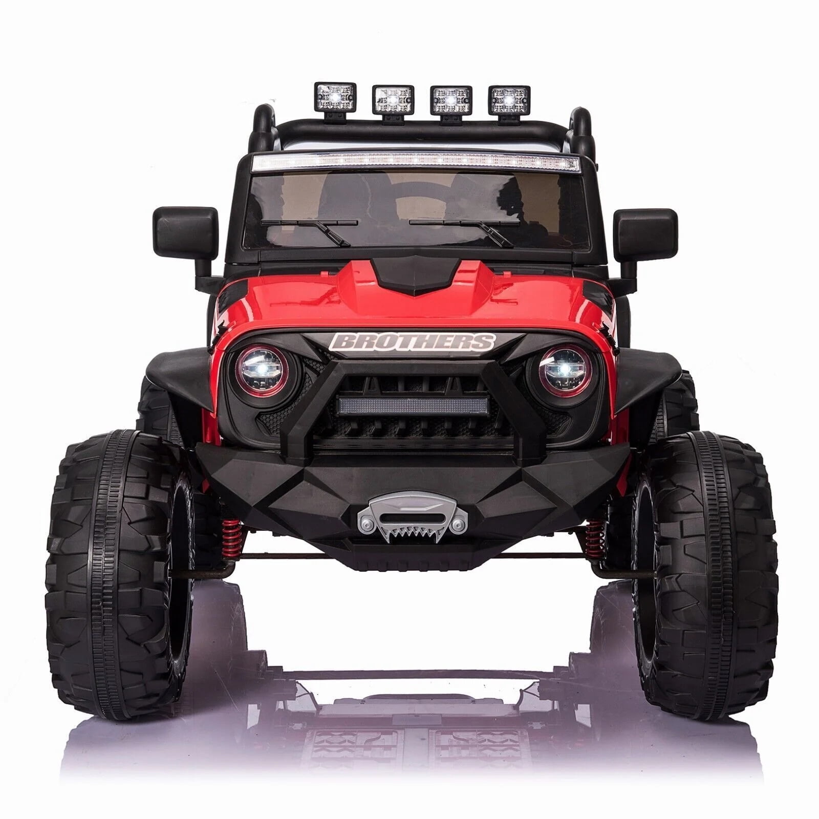 Electric 24V Kids Ride on Truck Car Jeep with MP3 Player, LED Lights