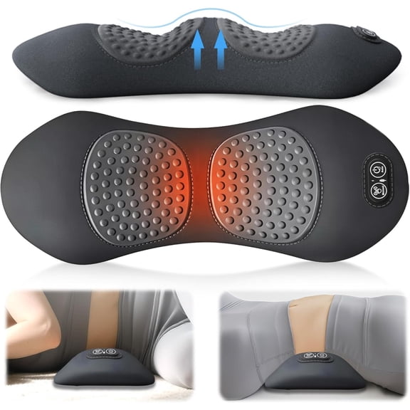 Electric 3 in 1 Back Massager, Soothe for sciatica with Traction Lifting, for Pain Relief deep Tissue Relaxation