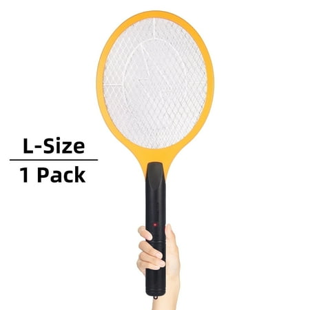 Electric 3000 Volt Fly Swatter Handheld Bug Zapper Racket for Indoor/Outdoor - Instant Bug & Mosquito Killer