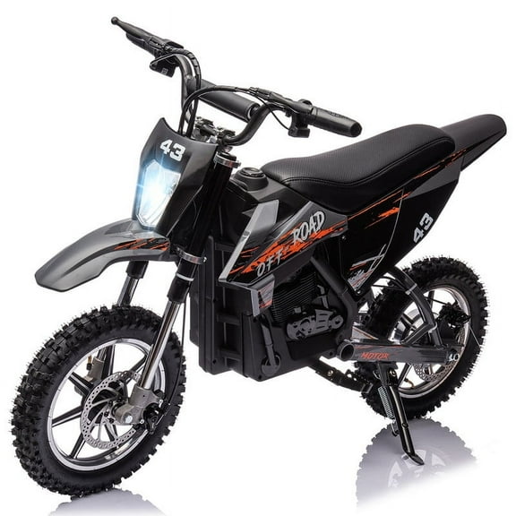 Electric 350w Dirt Bike for 14+ Teenagers - Black