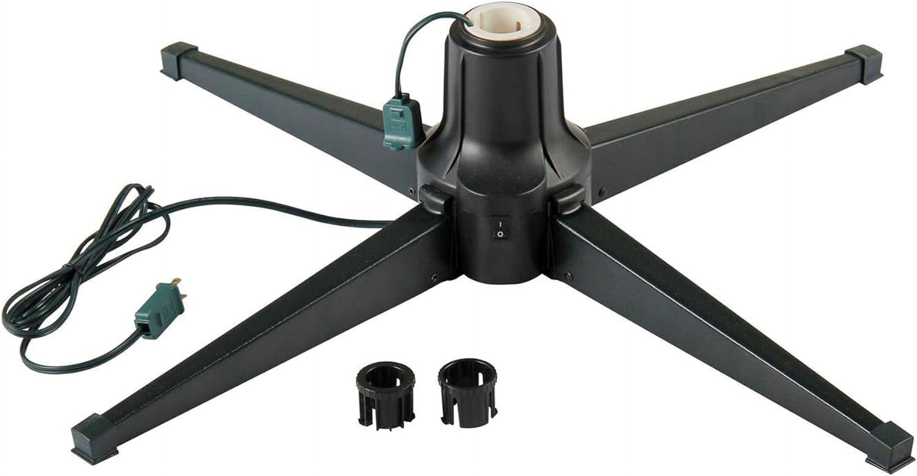 Electric 360 Degree Rotating Artificial Christmas Tree Metal Stand For