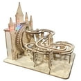 thumbnail image 1 of Electric 3D Wooden Puzzles Marble Run Model Kits Brain Teaser Puzzle DIY handmade Christmas gift(Without battery), 1 of 9