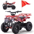 thumbnail image 1 of Electric 4 Wheeler,IVFJFV Dual Speed 10-15 MPH 4 Wheel with Parental Safety Key, 15 Miles Max Range,36V Ride on Car with Front & Rear Suspension & 10 Inch All-Terrain Wheels for Trail,, 1 of 8