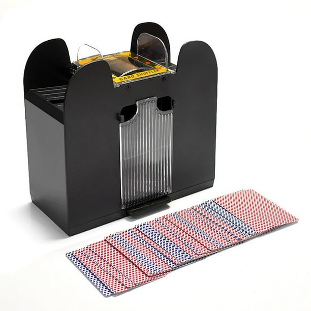 Electric 6 Decks Card Mixing Machine Automatic Card Shuffler Automatic Card Shuffler Electric 6