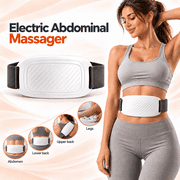 Electric Abdominal Massager for Period Cramps, Menstrual Heating Pad with 9 Intensity Levels & 6 Modes& 3 Heat Levels, Heating Pad for Back Leg