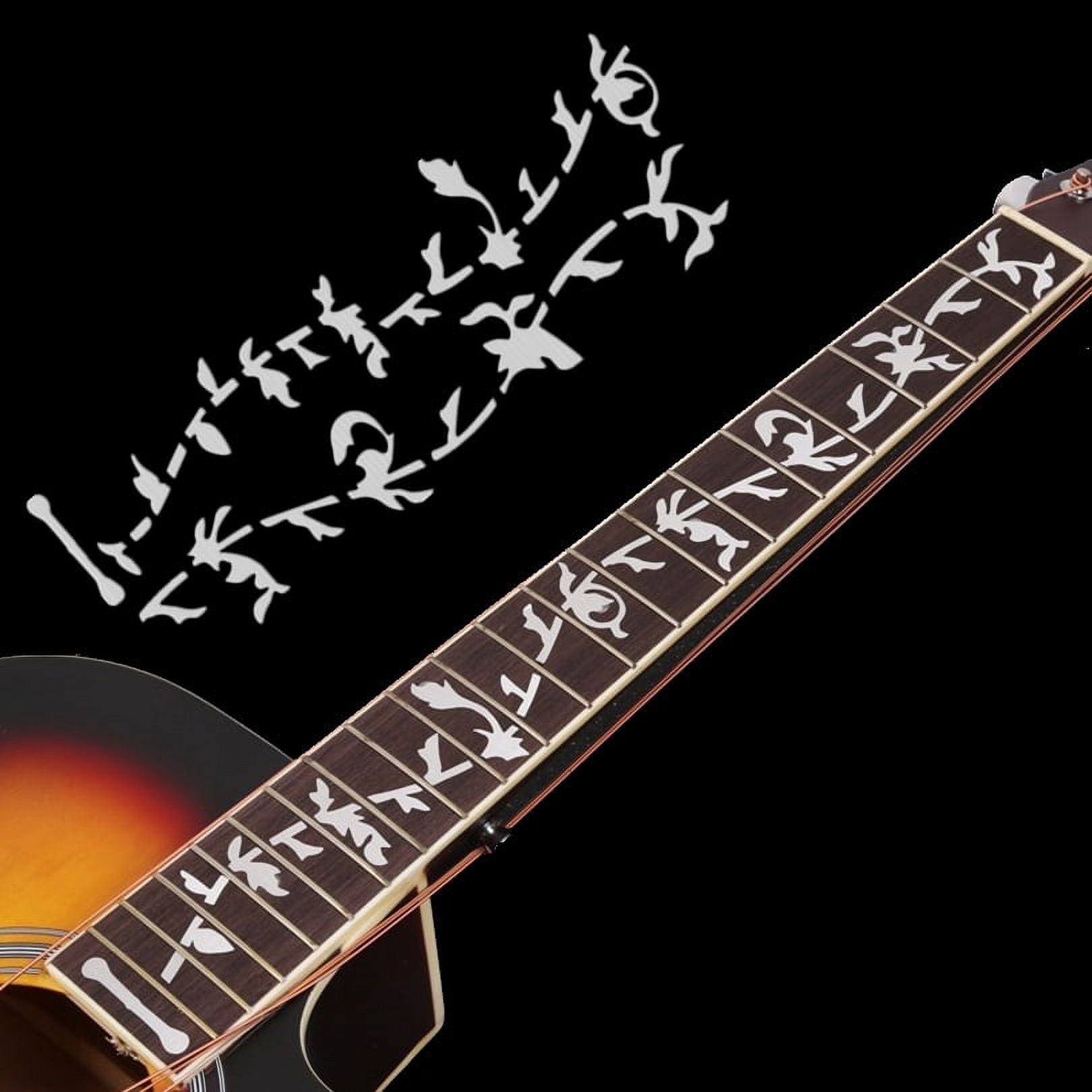 Electric Acoustic Guitar Stickers Inlay Decal Ultra Thin Fretboard