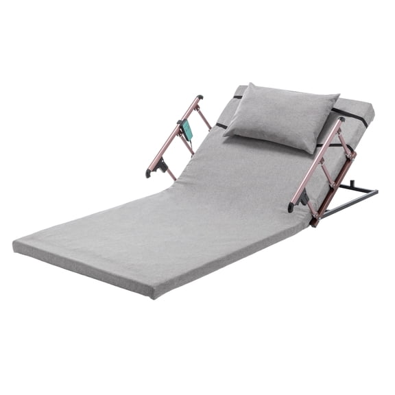 Electric Adjustable Bed Backrest, 300 lbs Weight Capacity, 4-68 Upgraded Lifting System with Collapsible Safety Rails, Remote Control, for Elderly, Pregnancy, Patients, Handicap, Home Hospital Care