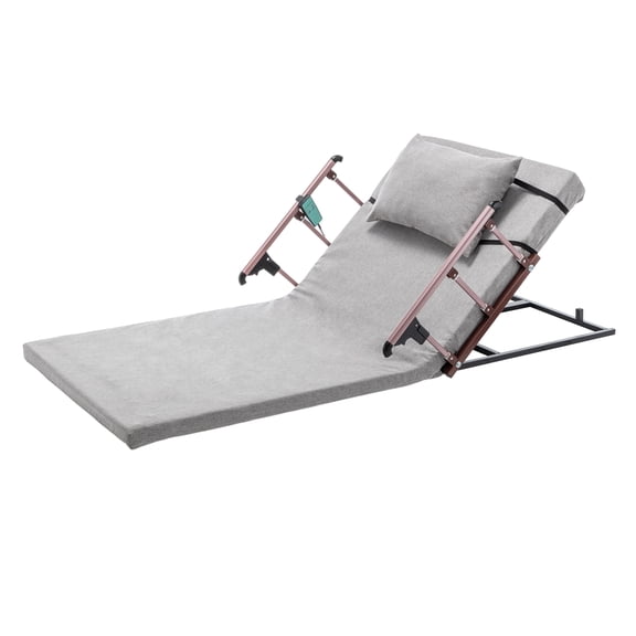 Electric Adjustable Bed Backrest, 300 lbs Weight Capacity, Upgraded Lifting System (4-68), with Collapsible Safety Rails & Remote Control, for Elderly, Pregnancy, Patients, Home Hospital Care, Grey
