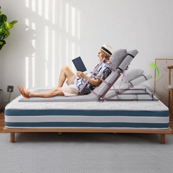 Electric Adjustable Bed Backrest for Elderly & Adults, Lift Assist Back ...