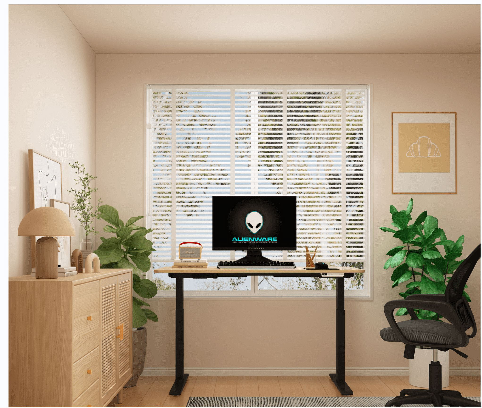 Electric Adjustable Standing Desk Frame, Stand up Desk Frame, Sit Stand Desk Legs with Memory