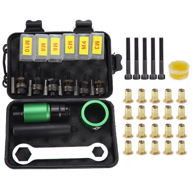 Kit Tool Solid Rivet Electric Aerodynamic Rivet Tool Kit Rivet Nut Tool Kit with ...