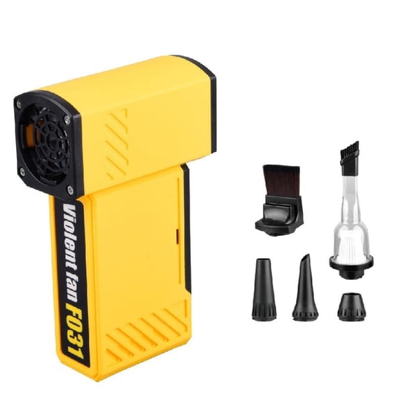 Electric Air Blower 130000RPM Power Cordless Air Blower Adjustable Small for Computer Keypad