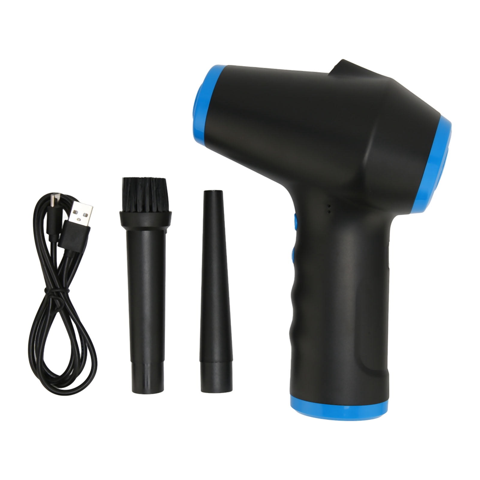 Electric Air Duster, 300000RPM 4-Gear Adjustable Compressed Air Duster With Light, Rechargeable Brushless Motor Air Blower For Keyboard, PC, Car, And Home Cleaning Reusable Replaces Compressed Air Can