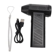 Electric Air Duster 130000 RPM Jet Dry Blower High Speed Cordless Air Duster Compressed Air Can Alternative with LED Light for PC Keyboard Electronics Cleaning Car Detailing 7.08 x 4.72 Inches
