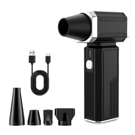 Electric Air Duster 130000RPM Multifunction Turbo Fan Cordless Compressed Air Duster Dry Blower for Keyboard Car Indoor