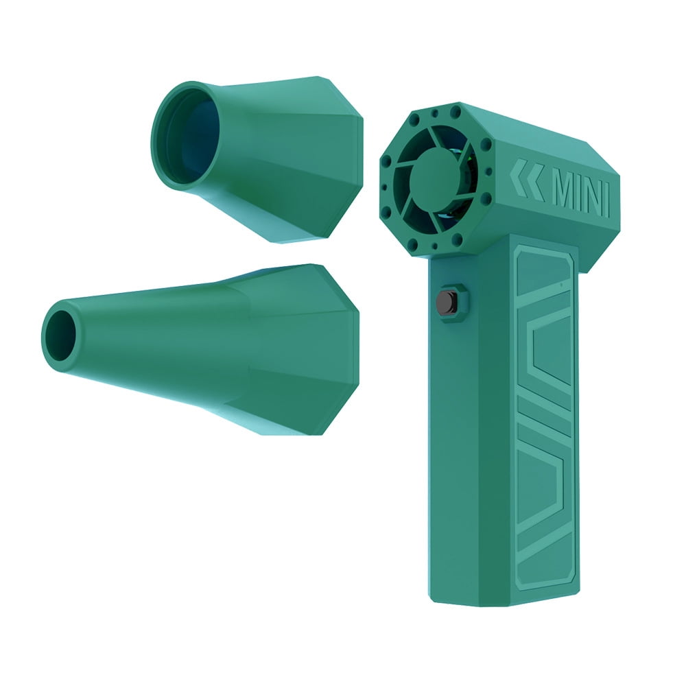Electric Air Duster, Compressed Air Duster-105000RPM Super Power Cordless Air Duster, Powerful Rechargeable Durable Air Blower with 4-Gear Dust Blower for Computer, Keyboard, Outdoor（Green)