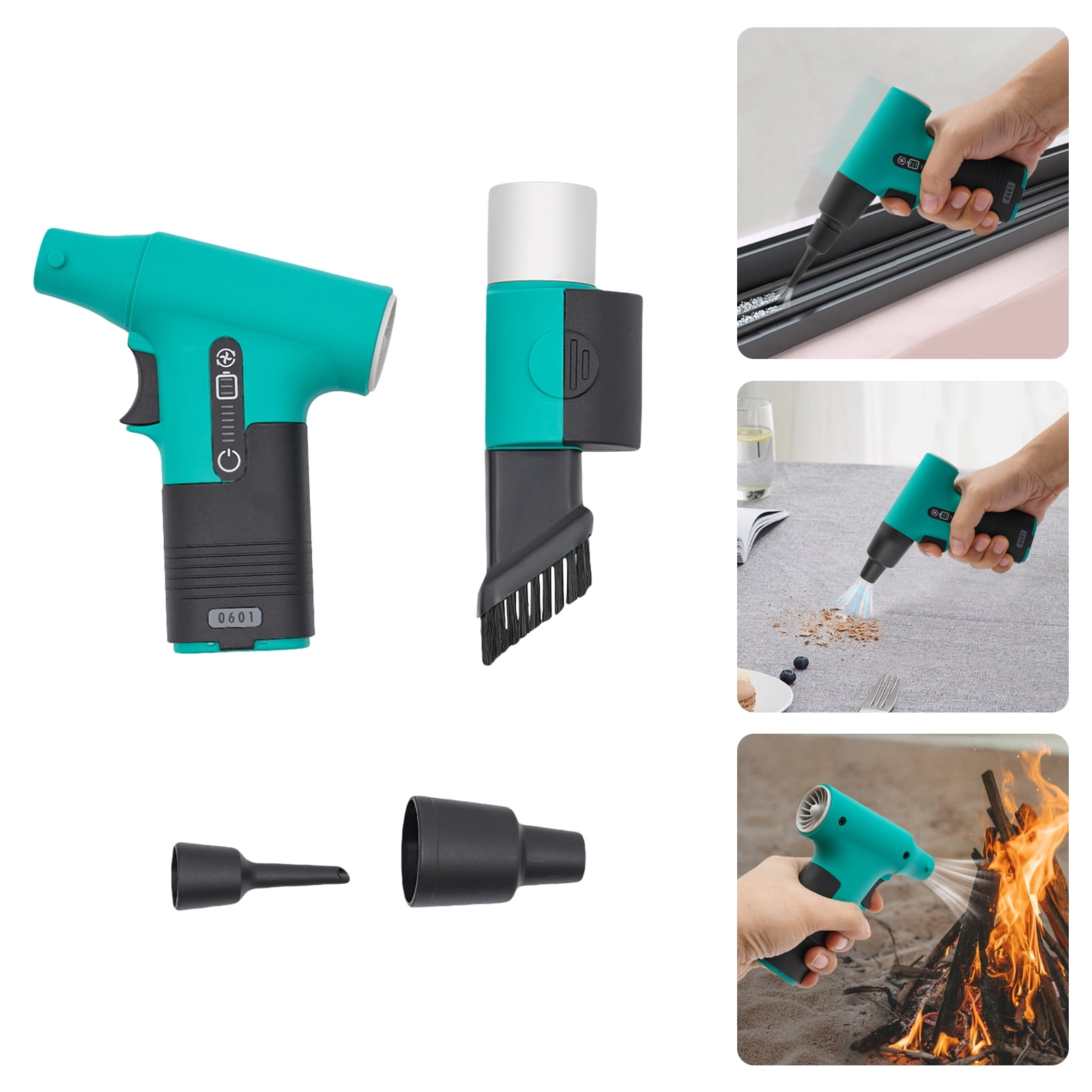 Electric Air Duster Compressed Air Duster Rechargeable Tiny Battery Powered Blowing Cleaner