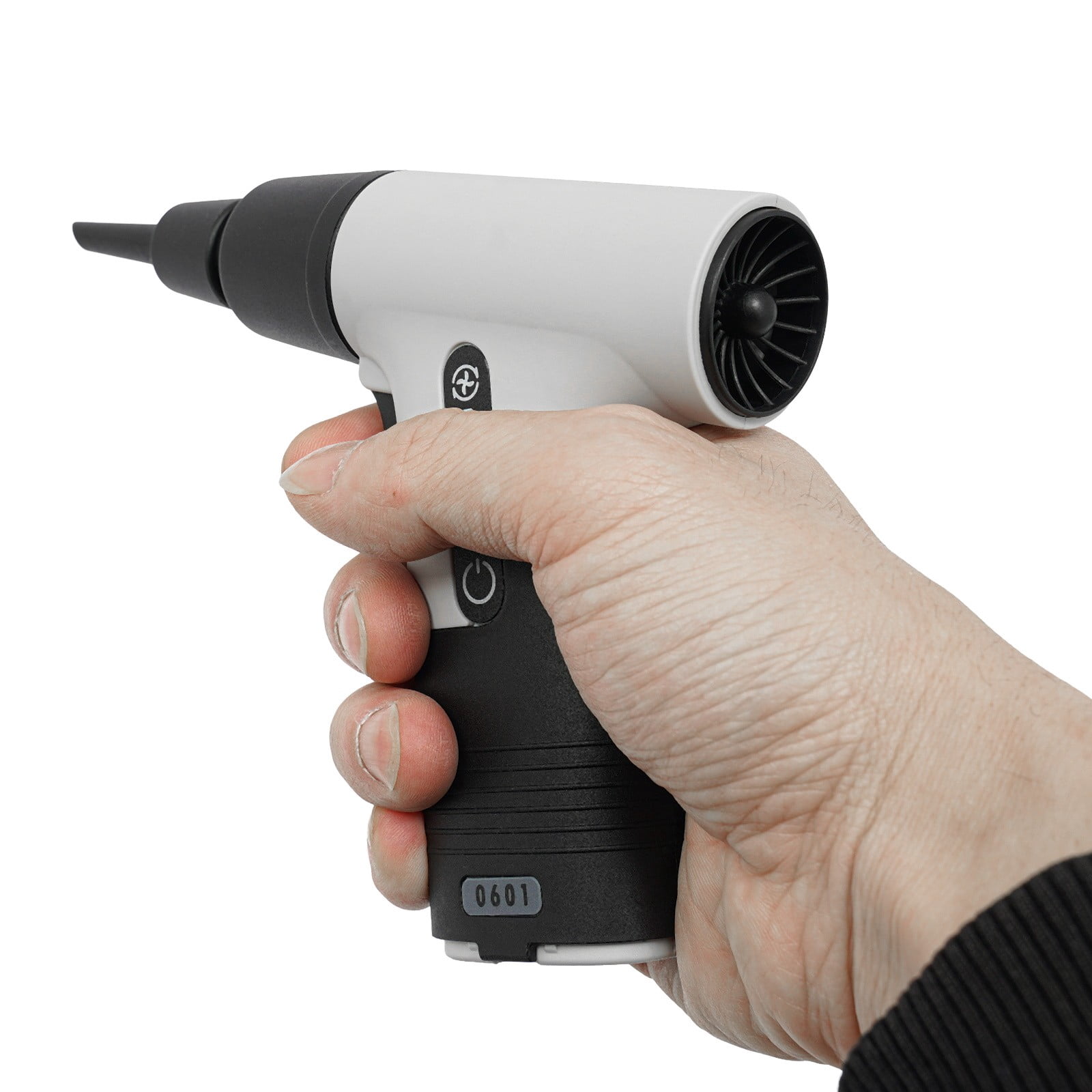 Electric Air Duster, Compressed Air Duster, Tiny Electric Cleaner, Rechargeable Air Blower for Air Mattress Inflation, Cleaning Camping Trash, Hair Blowing (4.3*1.4*4.9in)
