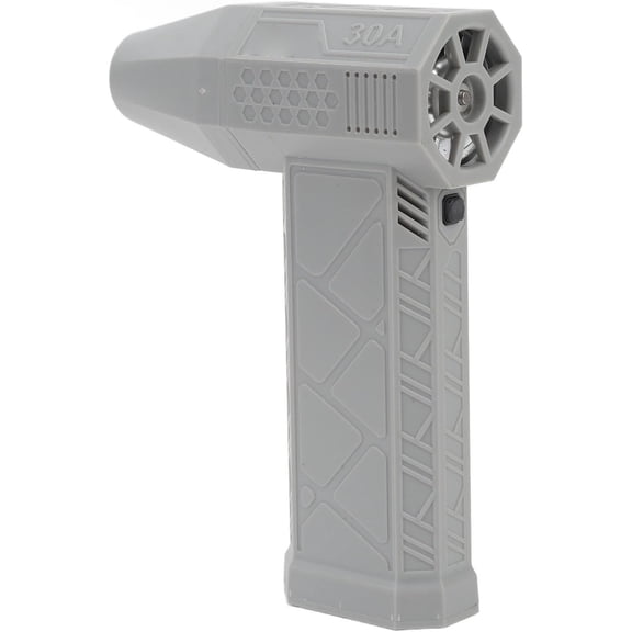 Electric Air Duster, Jet Fan Mini Blower 130000RPM Compressed Air Duster Rechargeable Jet Dry Blower Portable Hand Jet Blower for Computer Keyboard Outdoor Car Home (Grey)