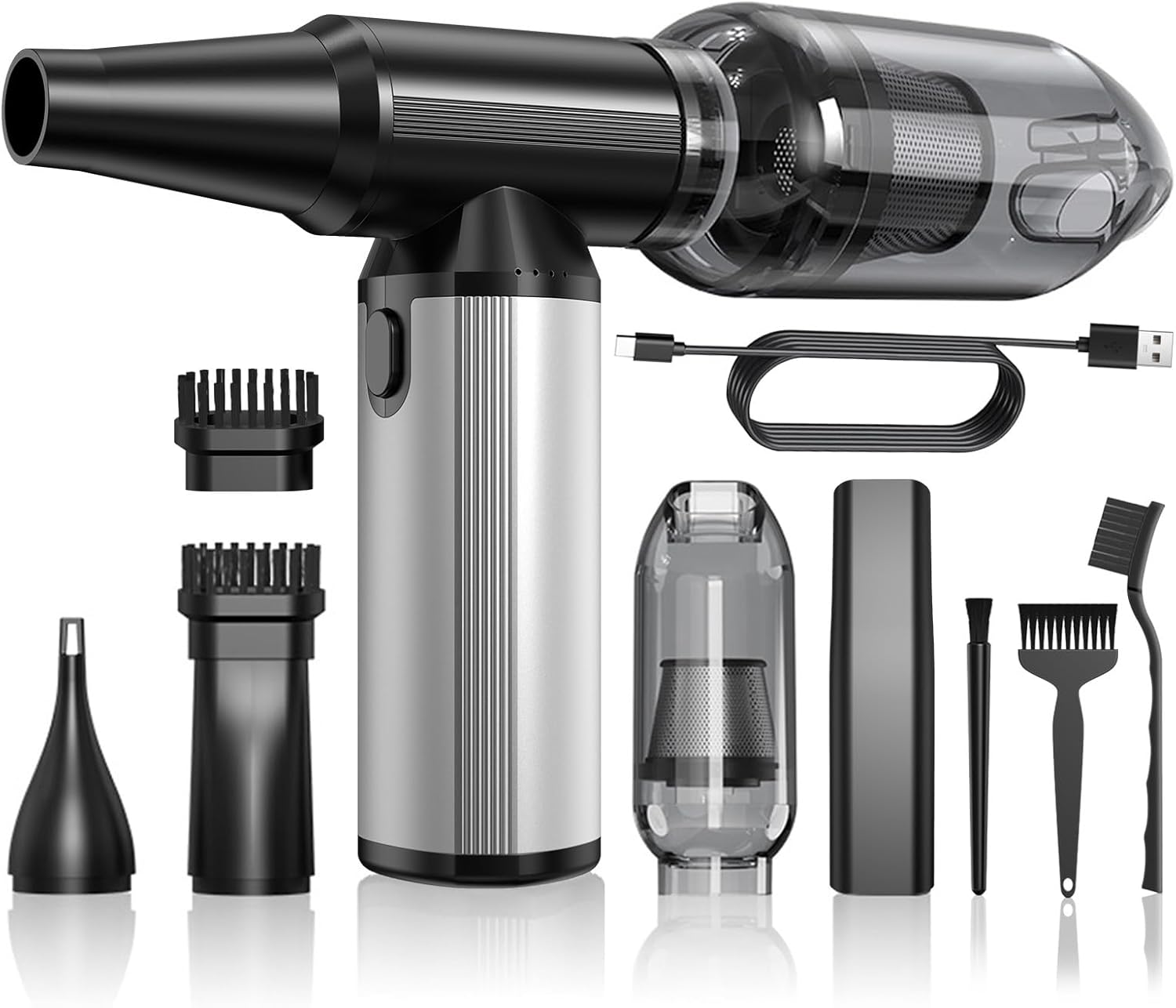 Electric Air Duster & Keyboard Cleaner with 180W Brushless Motor ...
