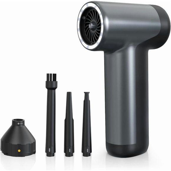 Electric Air Duster with 110,000 RPM Brushless Motor and 100 m/s Max Blowing Speed Portable Blower Power Tool Cordless