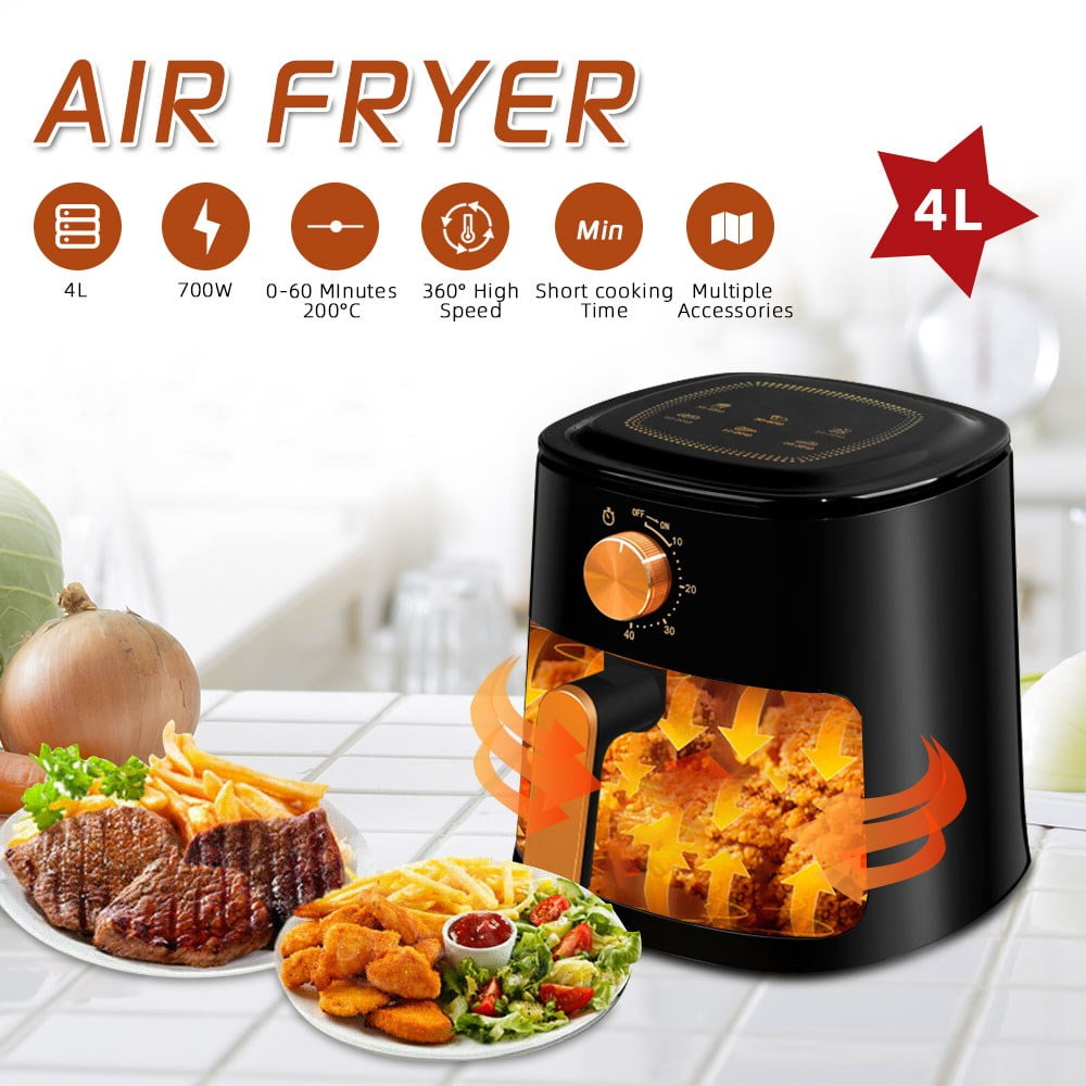 7L Digital Air Fryer with Timer and Low Fat Oil Free - PureMate Ireland