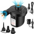 thumbnail image 1 of Electric Air Pump for Inflatable with 3 Nozzles, 110V AC/12V DC, Air Mattress Pump, Quick Fill Inflator Deflator Air Pump Perfect for Outdoor Camping Inflatable Boat Blow Up Pool Water Toy, 1 of 4