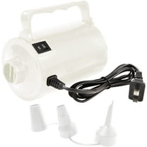 Electric Air Pump for Inflatable Pool Toys - High Power Quick-Fill Air Mattress Inflator Deflator Pump for Pool Float Raft Airbed with 3 Nozzles, 320W, 110V AC, 1.6PSI, Air Flow 26CFM