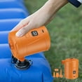 thumbnail image 1 of Electric Air Pump for Inflatables, 5200Mah Air Mattress Pump Portable with 4 Nozzles & Led Display Screen, Inflator/Deflator Pumps for Pool, Paddle Boats, Camping, Swimming Ring Orange, 1 of 7