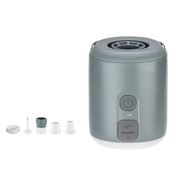 Electric Air Pump Multifunctional Inflatable Extract Gas Pump Camping Air Bed Swimming Ring Inflatable Pump Lighting A