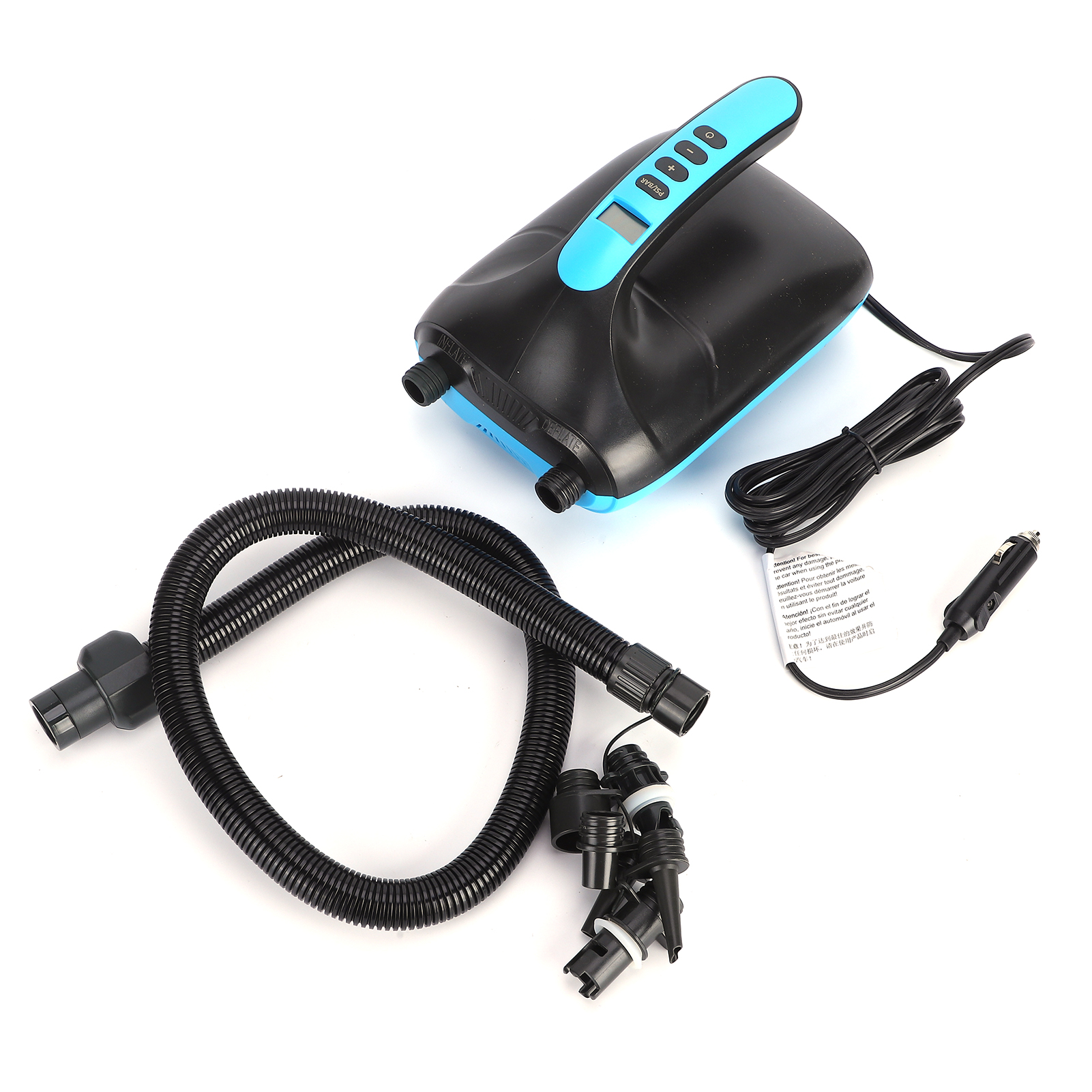 Electric Air Pump Paddle Board Rubber Boat Kayak High Pressure