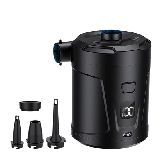 Electric Air Pump, Portable Quick-Fill Air Mattress Pumps for Inflatable Cushions Inflator/Deflator for Outdoor Camping, Air Sofa, Boats, Pool Toys, Airbed