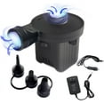 Electric Air Pump, Portable QuickFill Air Mattress Pumps for